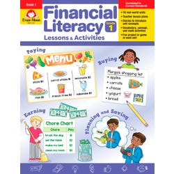 Image for Evan-Moor Financial Literacy, Grade 1 from School Specialty