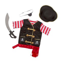 Image for Melissa & Doug Pirate Role Play Clothing Set, 4 Pieces from School Specialty