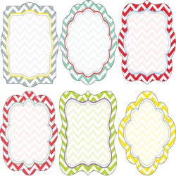 Image for Barker Creek Double-Sided Accents, Beautiful Chevrons, Set of 36 from School Specialty