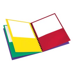 Image for Oxford Multi-Pocket Portfolio, 8-1/2 x 11 Inches, 8 Pocket, Assorted Colors with Colored Pockets from School Specialty