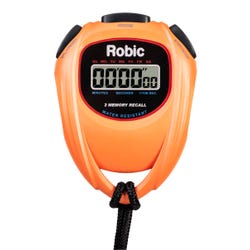 Image for Robic SC-429 Water Resistant All Purpose Stopwatch, Orange from School Specialty