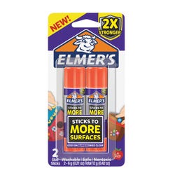 Image for Elmer's Extra Strength Glue Sticks, 0.21 Ounces, Pack of 2 from School Specialty