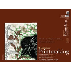 Image for Strathmore 400 Series Printmaking Paper Pad, 18 x 24 Inches, 15 Sheets from School Specialty