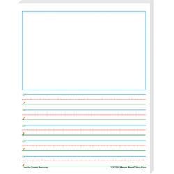Teacher Created Resources Smart Start 1-2 Story Paper, 8-1/2 x 11 Inches, 100 Sheets, Item Number 2104250