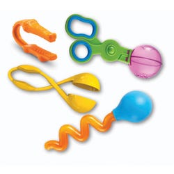 Learning Resources Helping Hands Fine Motor Tool Set, 4 Pieces, Item Number 1465325