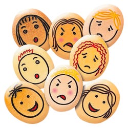 Image for Yellow Door Jumbo Emotion Stones, Set of 8 from School Specialty