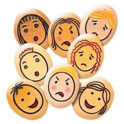 Image for Yellow Door Jumbo Emotion Stones, Set of 8 from School Specialty