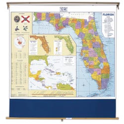Image for Nystrom Florida Roller Map from School Specialty