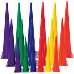 FlagHouse Stackable Cones, Medium Weight, 12 Inches, Green 2121387