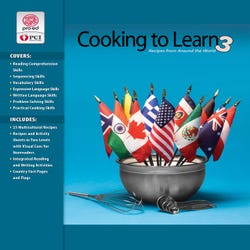 Image for PCI Educational Publishing Pro-Ed Cooking to Learn 3: Reading & Writing Activities Softcover Binder, 300 Pages from School Specialty