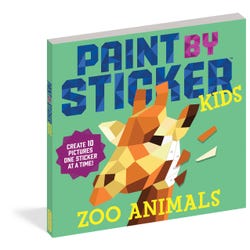Image for Paint by Sticker Kids: Zoo Animals Book from School Specialty
