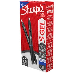 Image for Sharpie S-Gel Pens, Bold Point, 1.0 mm, Blue Ink, Pack of 12 from School Specialty