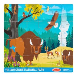 Image for Melissa & Doug Yellowstone National Park Wooden Jigsaw Puzzle, 24 Pieces from School Specialty
