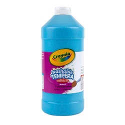 Image for Crayola Artista II Washable Tempera Paint, Turquoise, Quart from School Specialty