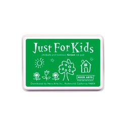 Image for Hero Arts Rubber Non-Toxic Stamp Pad, 3-3/4 x 2-1/4 Inches, Just for Kids, Green from School Specialty