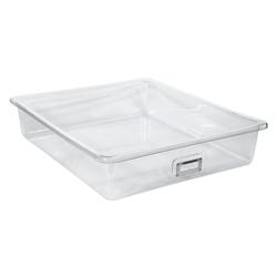 Shirley K's Storage Tray, 21 x 19 x 4-1/2 Inches, Clear Item Number 2006629