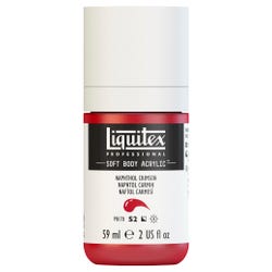 Image for Liquitex Soft Body Acrylic Paint, 2 Ounces, Naphthol Crimson from School Specialty