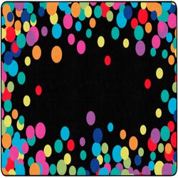 Image for Childcraft ABC Furnishings Colorful Confetti Carpet, Rectangle from School Specialty