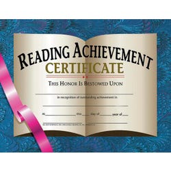 Image for Hayes Reading Achievement Certificate, 11 x 8-1/2 inches, Paper, Pack of 30 from School Specialty