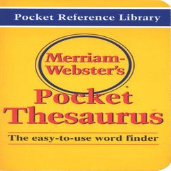 Image for Merriam-Webster Paperback Pocket Thesaurus, 400 Pages from School Specialty