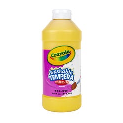 Image for Crayola Artista II Washable Tempera Paint, Yellow, Pint from School Specialty