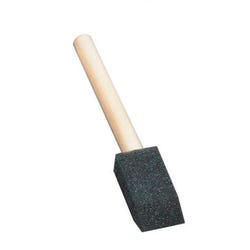 Image for School Smart Wedge Foam Paint Brushes, 1 Inch, Pack of 10 from School Specialty