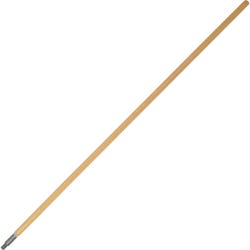 Image for Genuine Joe Heavy Duty Floor Sweep and Broom Handle Polypropylene Trim, 60 x 1-1/4 Inches, Replacement Hardwood, Oak from School Specialty