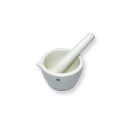 Image for United Scientific Deep Form Mortar and Pestle Set, 400 mL, Porcelain from School Specialty