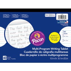 Image for Pacon Multi-Program Handwriting Tablet, 10-1/2 x 8 Inches, Grades K-1, 40 Sheets from School Specialty