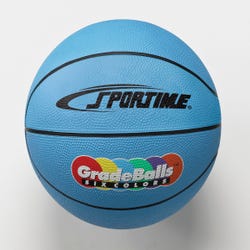 Image for Sportime Gradeball Mini Basketball, 11 Inches, Blue, Rubber from School Specialty