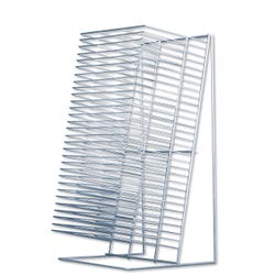 Sax Single-Slide Table Top Drying Rack, 30 Shelves, 8 x 12 Inches, Steel, Item Number 214602