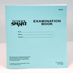 Image for School Smart Examination Blue Book with 24 Pages, 7 x 8-1/2 Inches, Pack of 50 Books from School Specialty
