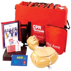 Image for American Heart Association CPR in Schools AED Replacement Kit, Pack of 5 from School Specialty