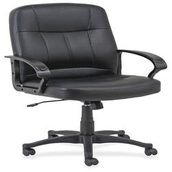 Image for Classroom Select Deluxe Leather Office Chair, Black, 26 x 28 x 42-1/2 Inches from School Specialty