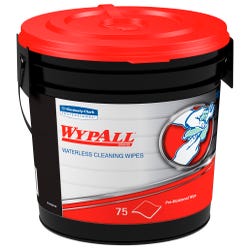 Image for WYPALL Waterless Cleaning Wipes, Orange Citrus Scent, 75 Per Bucket, Pack of 6 Buckets from School Specialty