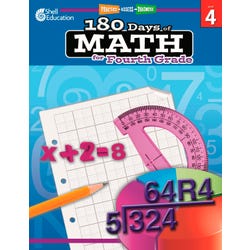 Image for Shell Education 180 Days of Math for Fourth Grade from School Specialty