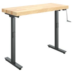 Image for Diversified Woodcrafts Hi-Lo Workbench 60 x 30 x 25 to 36 Inches, Maple Top from School Specialty