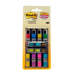 Image for Post-it Flag Value Pack, 1/2 x 1-7/10 Inches, 8 Colors, 35 Flags per Color, Bonus 48 Arrow Flags, 1/2 Inch, Two Colors from School Specialty
