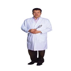 Image for United Scientific Men's Lab Coat, Size 44, Large from School Specialty