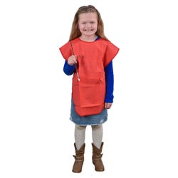 Image for School Smart Kid's Vinyl Smock Apron, 22 x 16 Inches from School Specialty