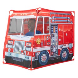 Image for Melissa & Doug Fire Truck Play Tent, 24 Pieces from School Specialty