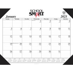 Image for School Smart, 12 Month Calendar Year Desk Pad, January-December 2025, 22 x 17 Inches from School Specialty