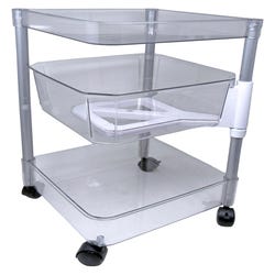 Image for Dial Industries 3-Tier Cart, Clear from School Specialty