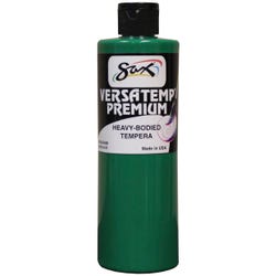 Sax Versatemp Premium Heavy-Bodied Tempera Paint, 1 Pint, Green Item Number 1592702