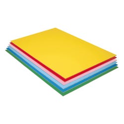 Image for Pacon Acid-Free Foam Board, 20 x 30 Inches, 3/16 Inch Thickness, Assorted Colors, Pack of 12 from School Specialty