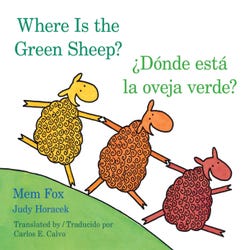 Houghton Mifflin Harcourt Where Is The Green Sheep Bilingual Board Book 1428724