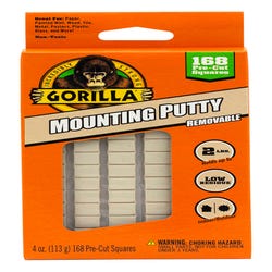 Image for Gorilla Glue Removable Mounting Putty Squares, 4 Ounce Pack of 168 from School Specialty