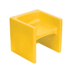 Image for Children's Factory Cube Chair, 15 x 15 x 15 Inches, Yellow from School Specialty