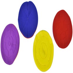 Image for Abilitations A-Mazing Mats, Mini Round, 6 Inch Diameter, Set of 4 from School Specialty