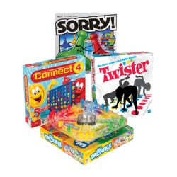 Image for Hasbro Classic Board Game Set, Set of 4 from School Specialty